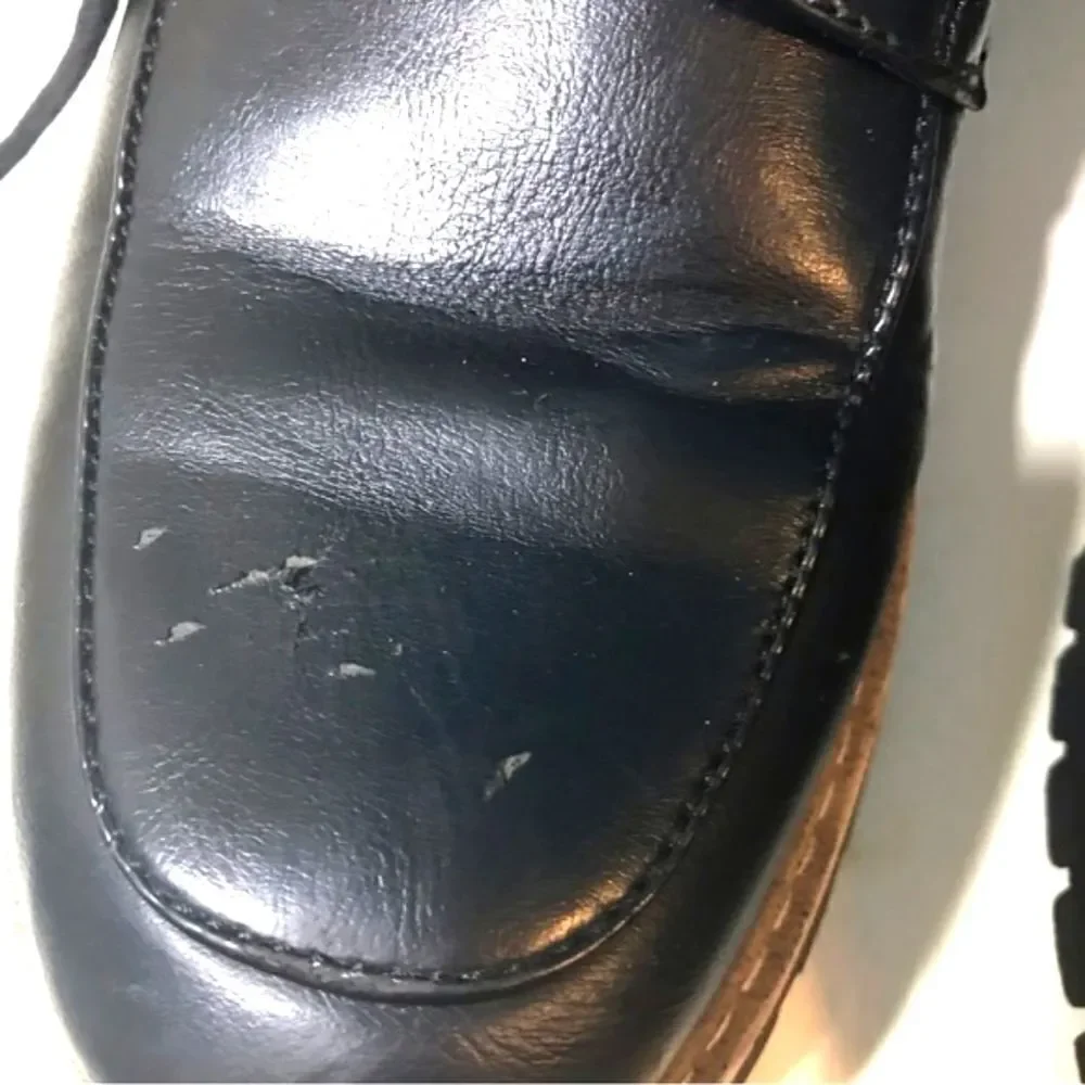 Steve Madden Bradin Faux Leather Combat Boots Size 9